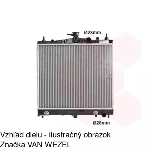 Chladiče vody 2707082K /POLCAR/ - obr. 2