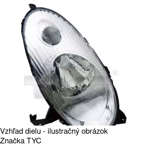 Hlavný reflektor POLCAR 2707101V