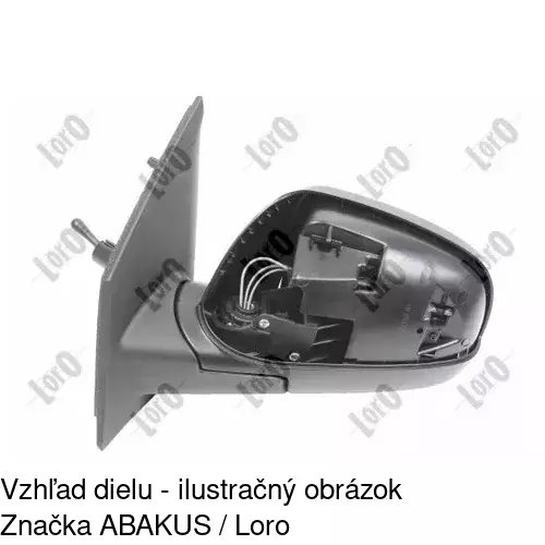 Vonkajšie zrkadlo 2711513S /POLCAR/ - obr. 1