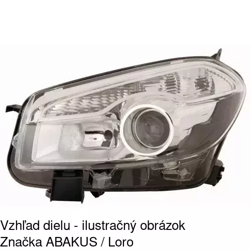 Hlavný reflektor 2714090E /POLCAR/ - obr. 4