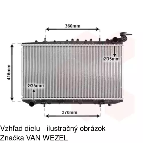 Chladiče vody 272808-4 /POLCAR/ - obr. 1