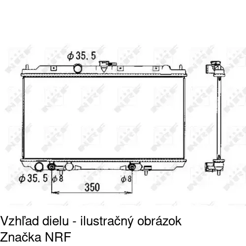 Chladiče vody POLCAR 2734081K