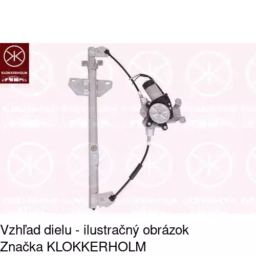 Elektrický mechanizmus okna dverí 2734PSE4 /POLCAR/ - obr. 1