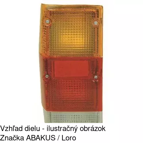 Zadné svetlo 277488 /POLCAR/