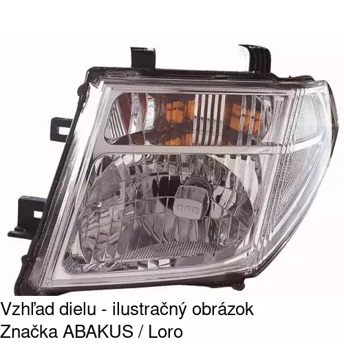 Hlavný reflektor 278209-E /POLCAR/ - obr. 2