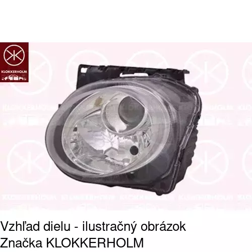 Hlavný reflektor 27L209-V /POLCAR/ - obr. 2