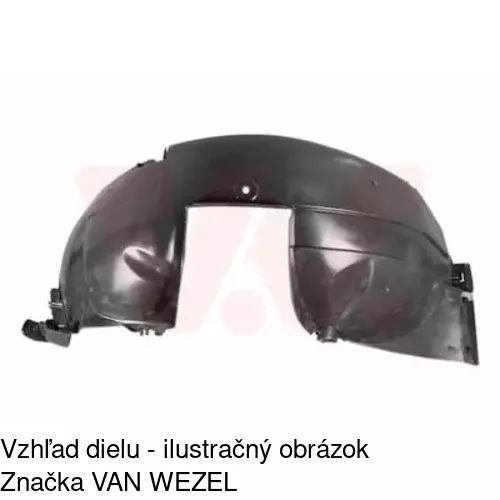 Podblatník (plast) 2800FP1X /POLCAR/ - obr. 1