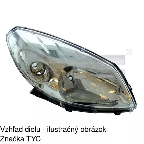 Hlavný reflektor POLCAR 280509-E