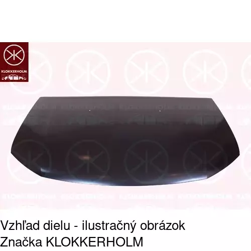 Kapota - poškodená POLCAR 28B103UA