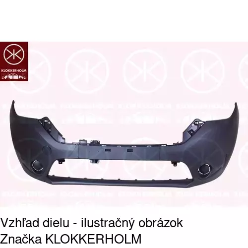 Predný nárazník POLCAR 28M107-5