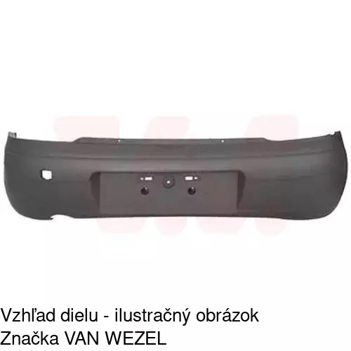Zadný nárazník 290296 /POLCAR/ - obr. 1
