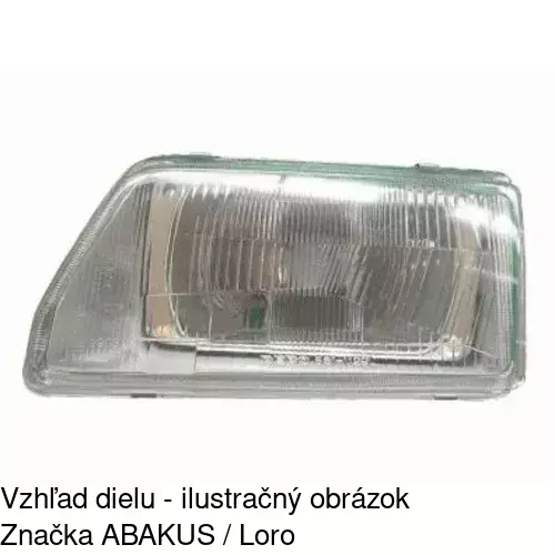 Hlavný reflektor 3001091E /POLCAR/ - obr. 2