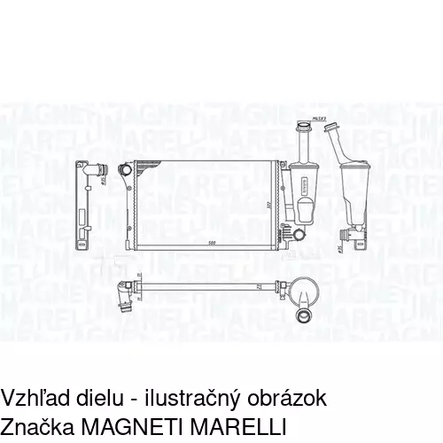 Chladiče vody 300308A5 /POLCAR/ - obr. 2