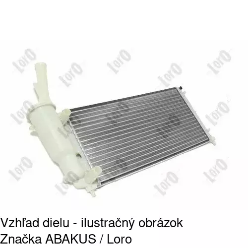 Chladiče vody 3017080X /POLCAR/ - obr. 2
