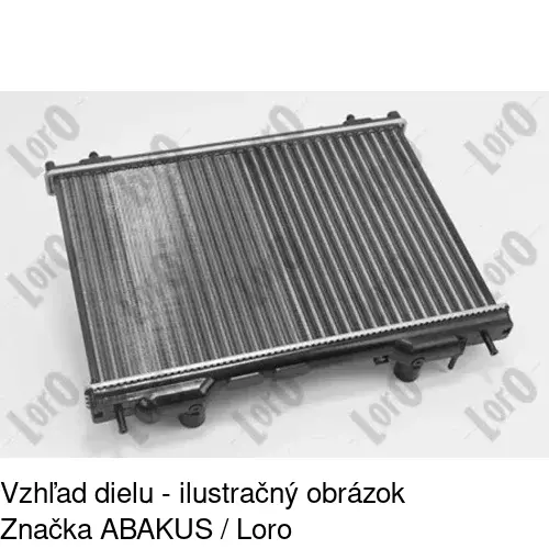 Chladiče vody 301808A6 /POLCAR/ - obr. 1