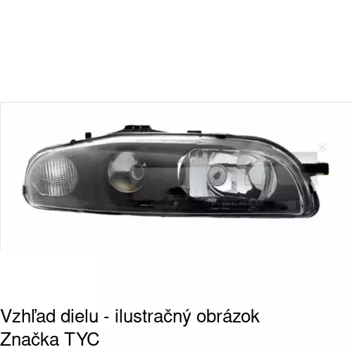 Hlavný reflektor POLCAR 3019093E