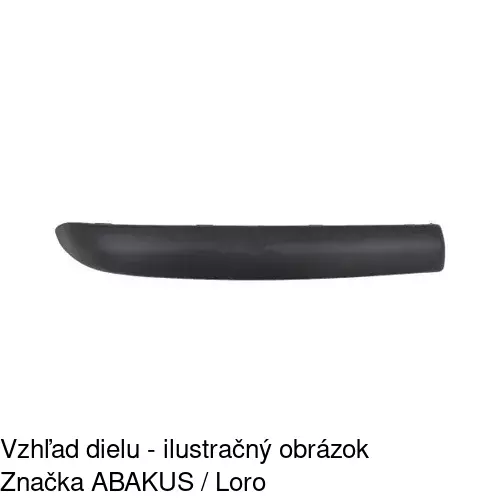 Lišta nárazníka 30220718 /POLCAR/ - obr. 1