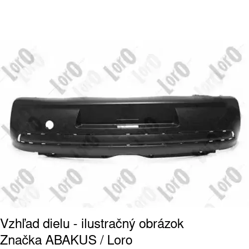 Zadný nárazník 302296-4 /POLCAR/ - obr. 1