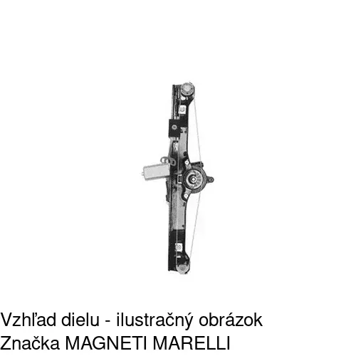 Elektrický mechanizmus okna dverí 3024PSE1 /POLCAR/ - obr. 3
