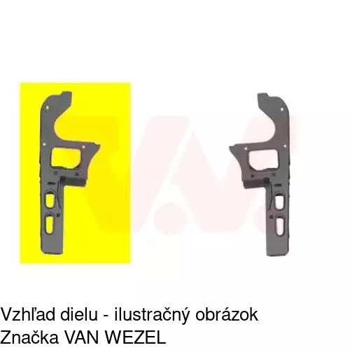 Výstuha predného blatníka 302602-4 /POLCAR/ - obr. 1