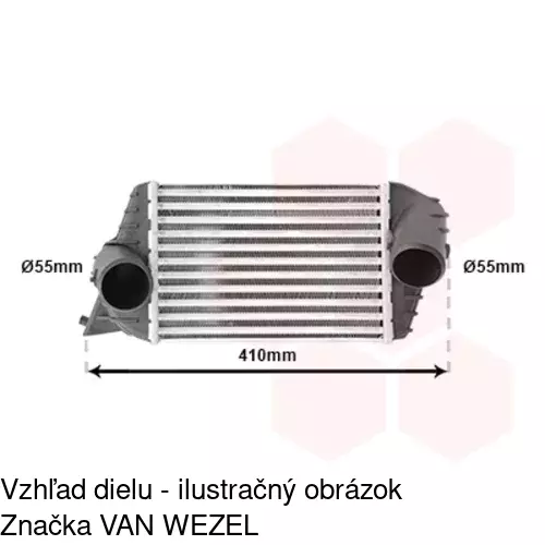 Chladiče vzduchu (Intercoolery) 3030J81X /POLCAR/ - obr. 3