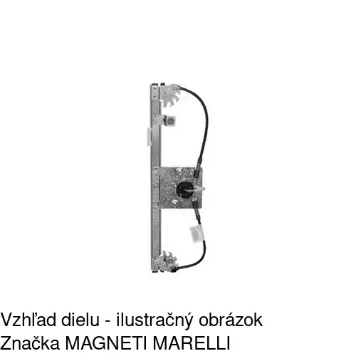 Mechanizmus sťahovania okna elektrický bez motora 3031PSG2 /POLCAR/ - obr. 2