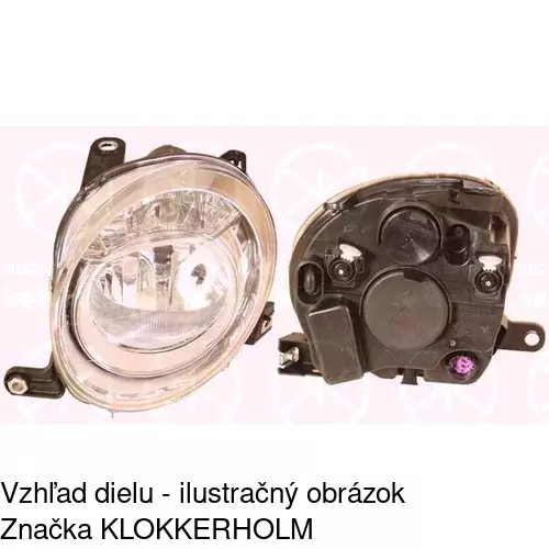 Hlavný reflektor 303509-E /POLCAR/ - obr. 4