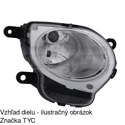 Hlavný reflektor 3035091E /POLCAR/ - obr. 1