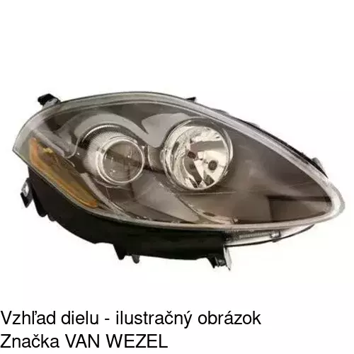 Hlavný reflektor 303810-E /POLCAR/ - obr. 4