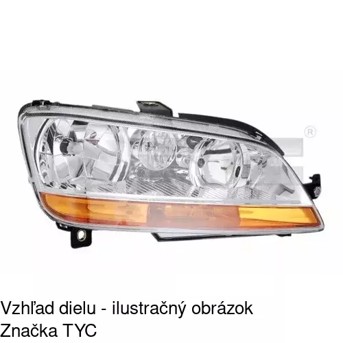 Hlavný reflektor POLCAR 304409-U