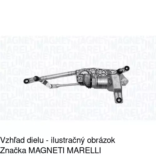 Náhon stieračov s motorom POLCAR 3044ZWP1