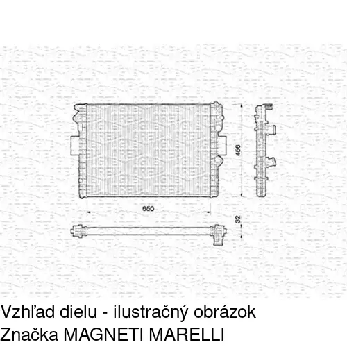 Chladiče vody 305208B3 /POLCAR/ - obr. 2