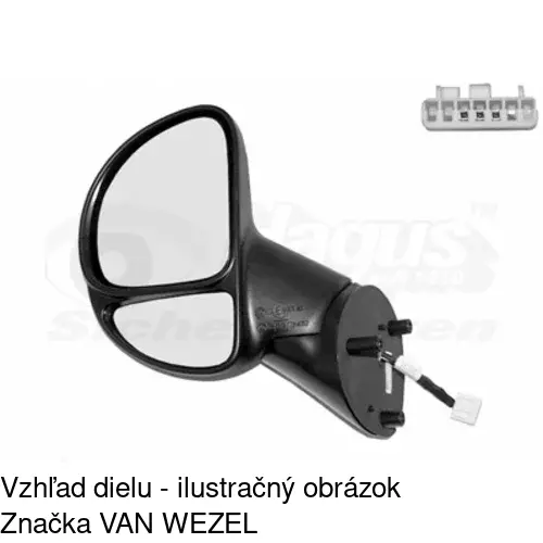 Vonkajšie zrkadlo 3065514M /POLCAR/ - obr. 1