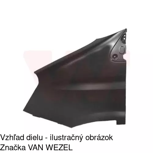 Predný blatník 308001 /POLCAR/ - obr. 1