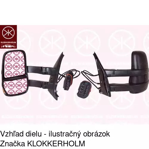 Vonkajšie zrkadlo 3080514M /POLCAR/ - obr. 1