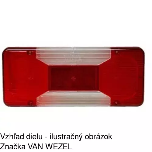 Tienidlo zadného svetla 3080875E /POLCAR/ - obr. 5