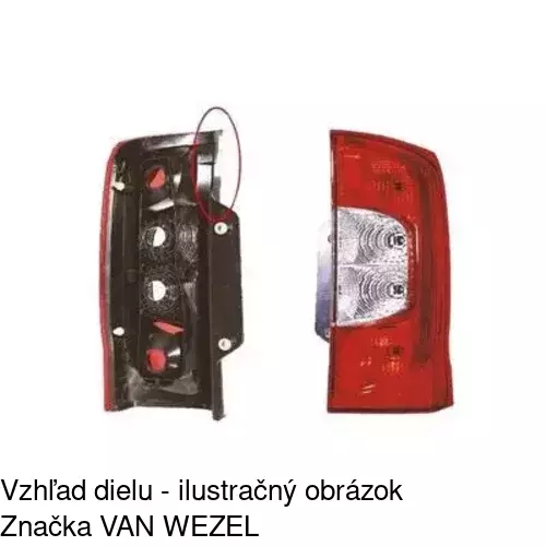Zadné svetlo 3085882E /POLCAR/ - obr. 5