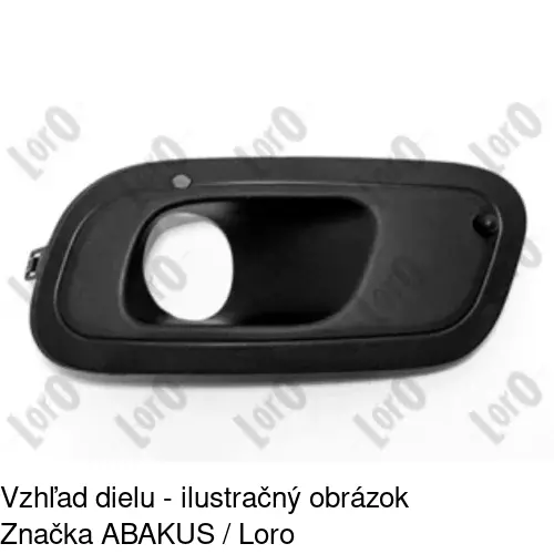Kryt v nárazníku 30A127-4 /POLCAR/ - obr. 1