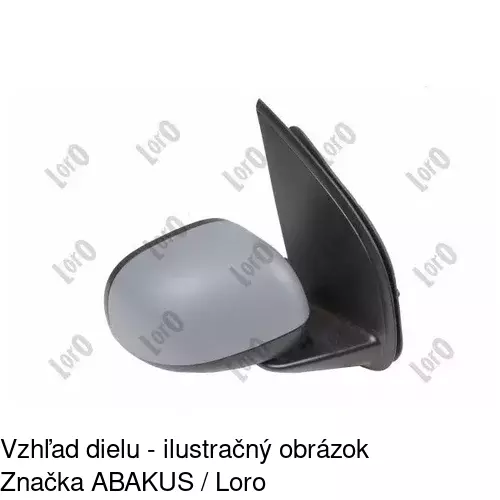 Vonkajšie zrkadlo 30A1528E /POLCAR/ - obr. 5
