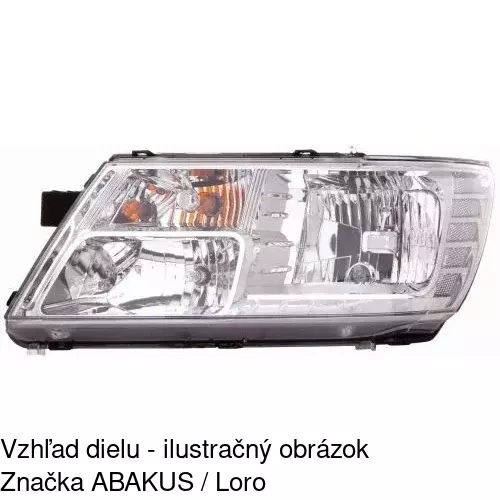 Hlavný reflektor 30Y110-E /POLCAR/ - obr. 1