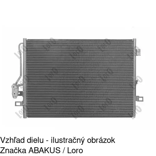 Chladiče klimatizácie 3140K8C2 /POLCAR/ - obr. 1