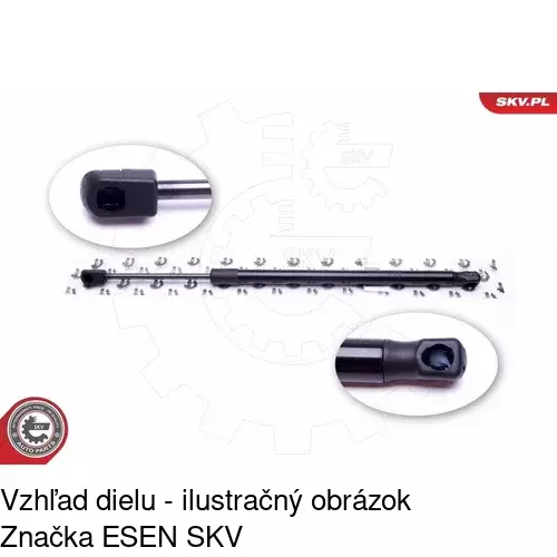 Plynová pružina 3201AB6 /POLCAR/ - obr. 4