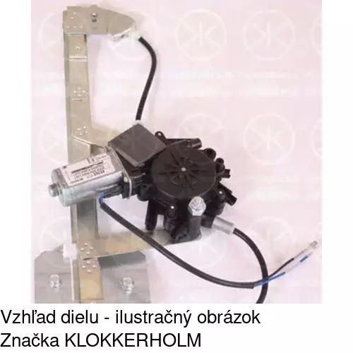 Elektrický mechanizmus okna dverí 3201PSE4 /POLCAR/ - obr. 4