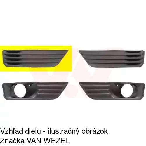 Záslepka otvoru hmlovky 320227-2 /POLCAR/ - obr. 3
