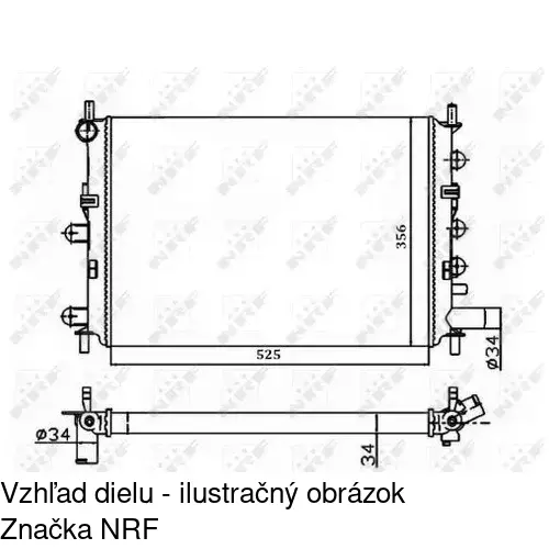 Chladiče vody 320608A5 /POLCAR/ - obr. 4