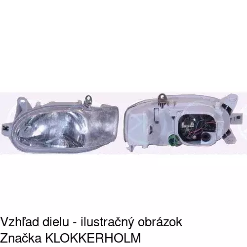 Hlavný reflektor 3207093E /POLCAR/ - obr. 2