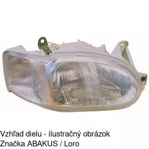Hlavný reflektor 3207103E /POLCAR/ - obr. 1