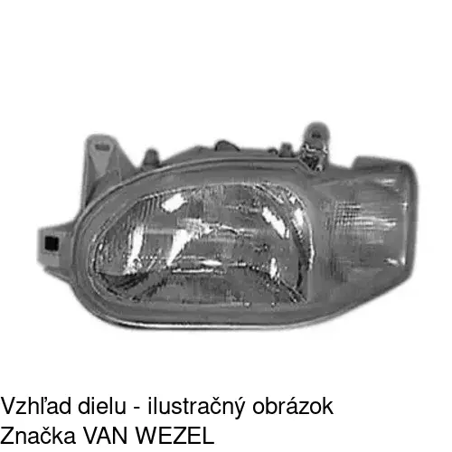 Hlavný reflektor 3207103E /POLCAR/ - obr. 5