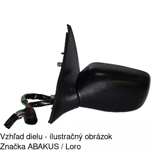 Vonkajšie zrkadlo 3207514M /POLCAR/ - obr. 2