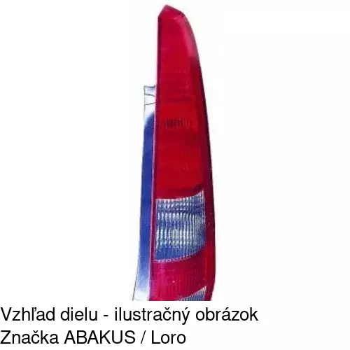 Zadné svetlo 3212881E /POLCAR/ - obr. 1